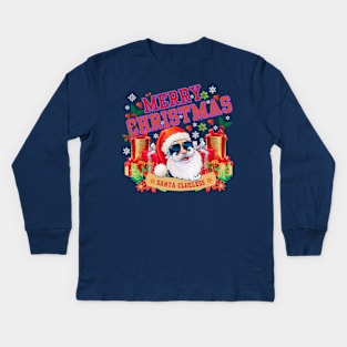 Merry Christmas, santa clueless. Kids Long Sleeve T-Shirt